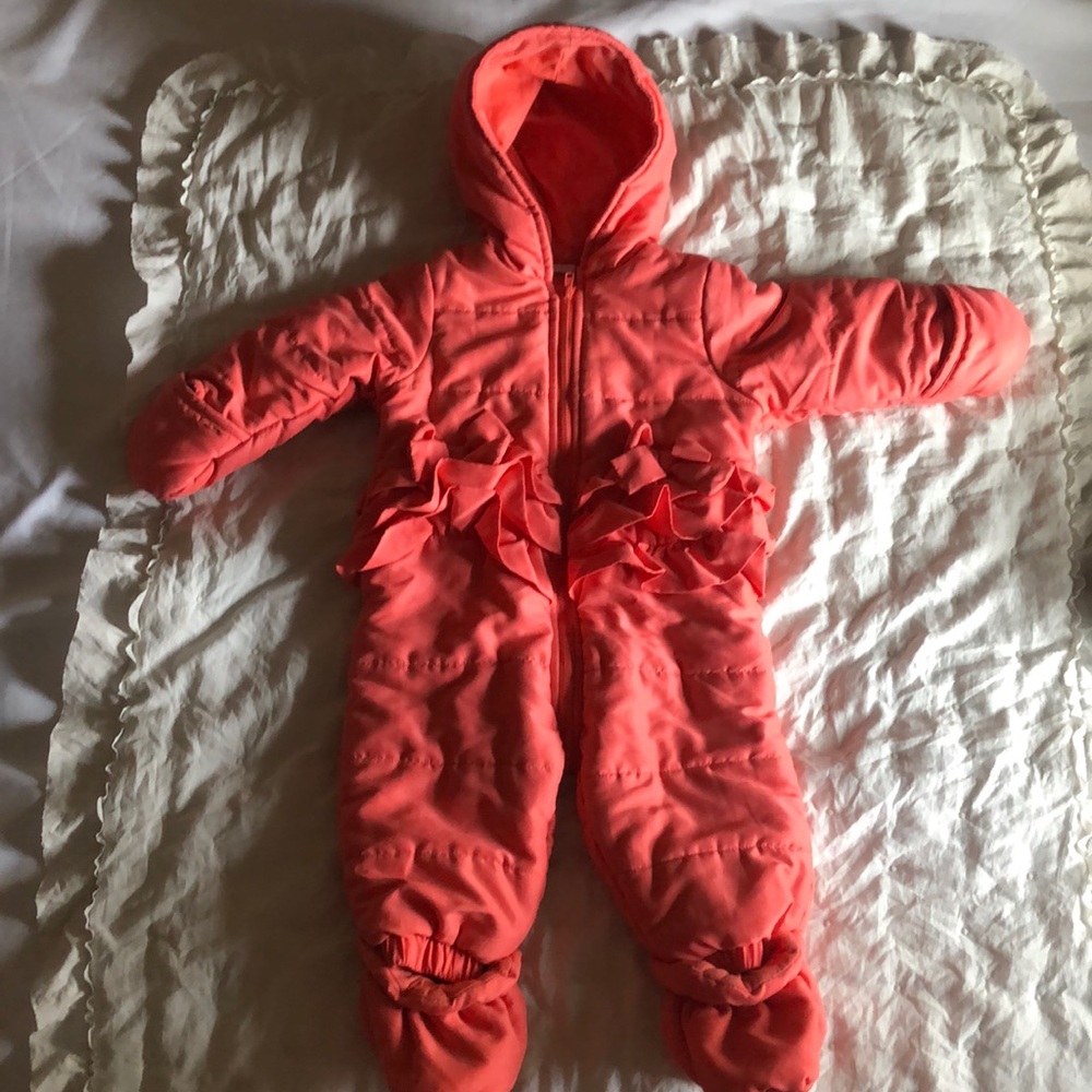 Baby girl snow suit